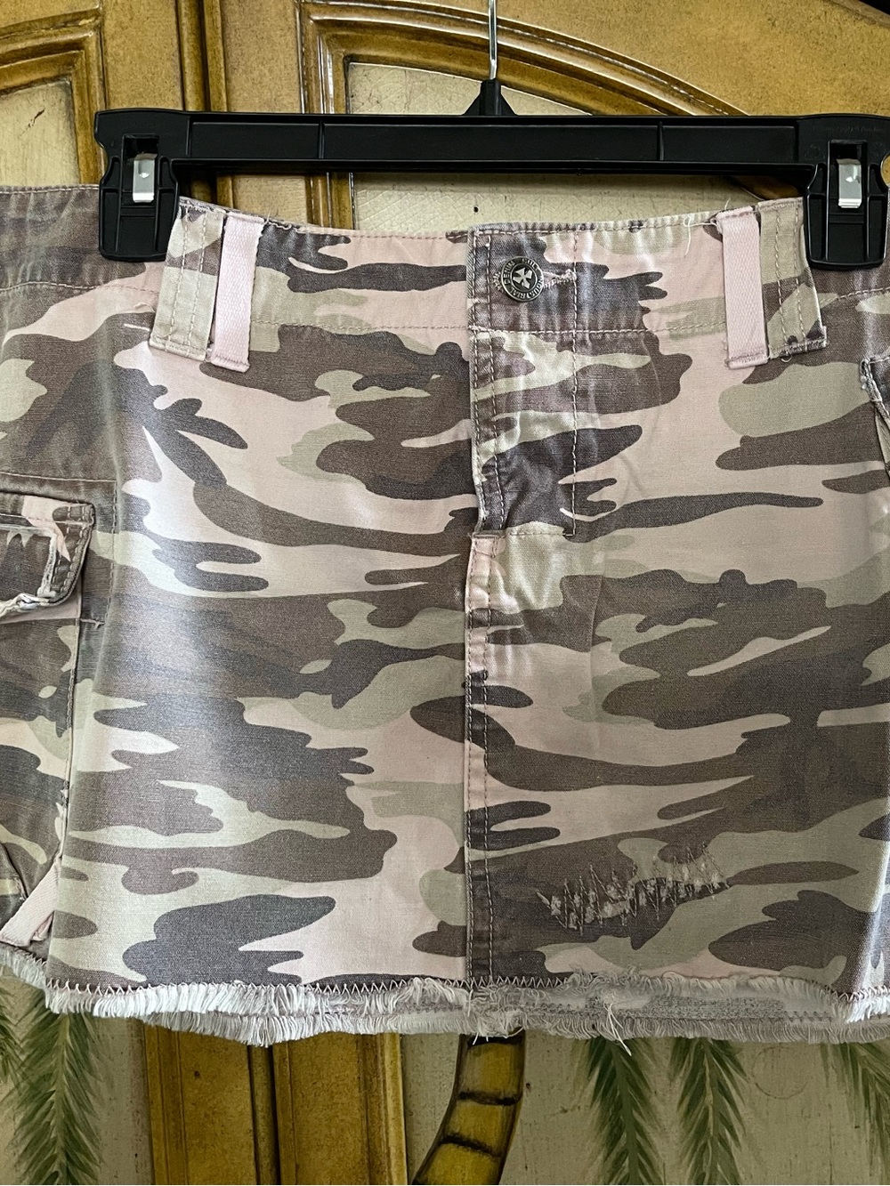 Vintage Y2K 2003 Cult Disposals Pink Camo mini skirt